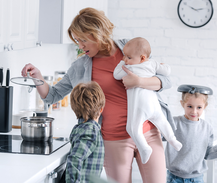 A Stay at home Mother with three children