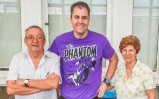 Juan José Gallego de la Cruz MS patient with family at Better Being Hospital